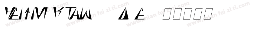 HeitiUI K Thin100d4e2字体转换